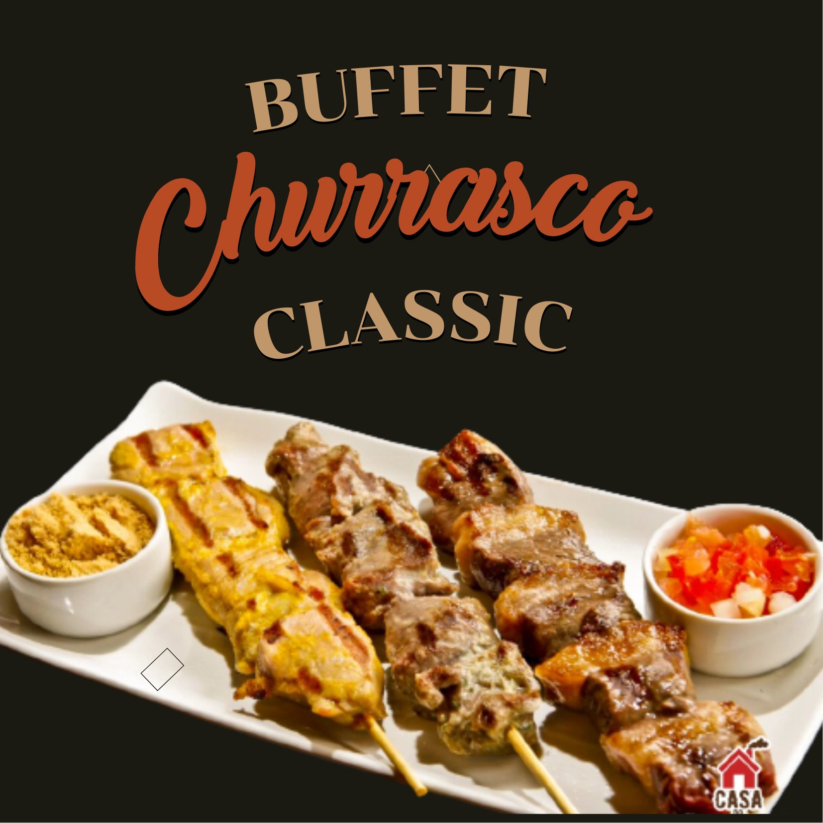 Buffet churrasco a domicilio