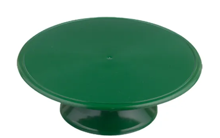 Boleira 20 cm cor preta polipropileno (locação)