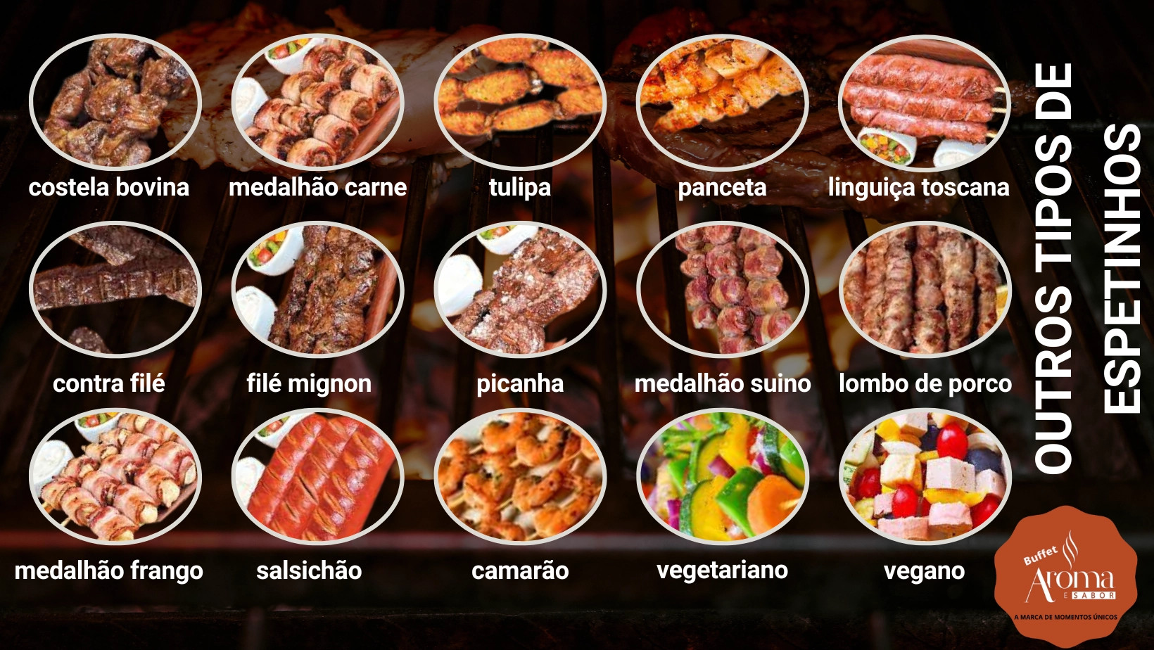 Buffet churrasco a domicilio